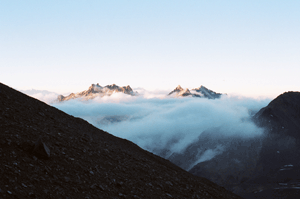 View above the clouds