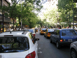 Mendoza-cars Streets of Mendoza