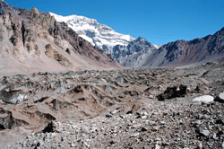 horcones-glacier-on-way-to- Horcones glacier - on way to south side