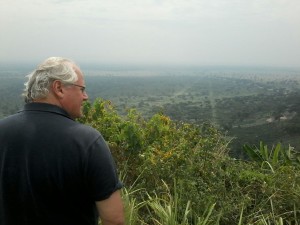 Looking over the Elizabeth crater