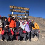 Kilimanjaro – summit – Uhuru Peak (5895m) Kilimanjaro – summit – Uhuru Peak (5895m)
